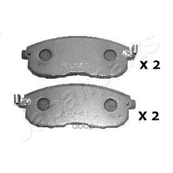 Комплект тормозных колодок, дисковый тормоз (Japanparts) PA165AF
