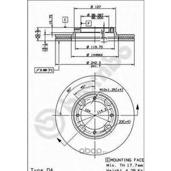 ��������� ���� (Brembo) 09500410