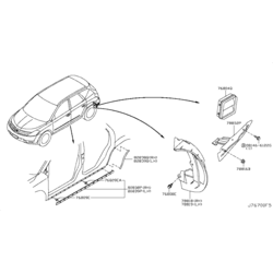   (NISSAN) 80850CA00B