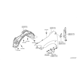 -  (NISSAN) 638481AA1A