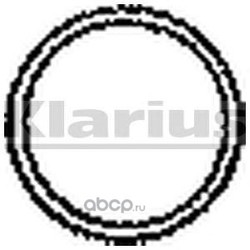 Уплотнительное кольцо, труба выхлопного газа (KLARIUS) 410532