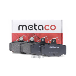 Колодки тормозные задние дисковые (комплект) (METACO) 3010039
