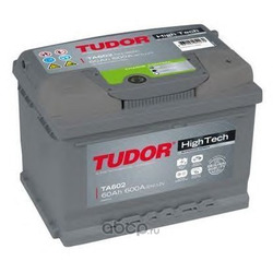 Батарея аккумуляторная 60а/ч 600а 12в (TUDOR) TA602