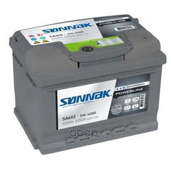 Стартерная аккумуляторная батарея (SONNAK) SA612