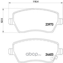 �������� ��������� �������, �������� ������ (HELLA PAGID) T1594