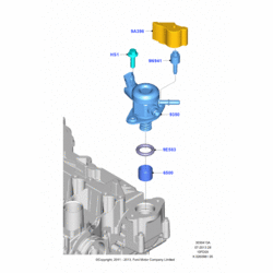 Кольцо уплотнительное топливного насоса (FORD) 1226258