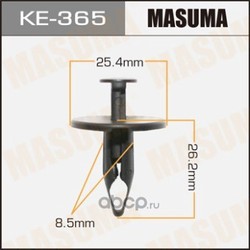Клипса (пластиковая крепежная деталь) (Masuma) KE365