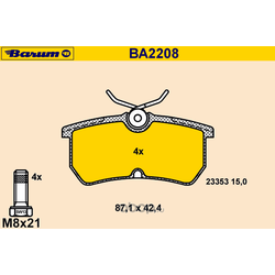   ,   (BARUM) BA2208