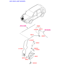����� ���������������� �������� ����� (Hyundai-KIA) 983503J050