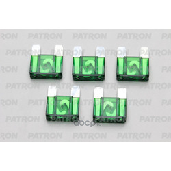 Предохранитель 5шт maxi fuse 30a зеленый (PATRON) PFS063