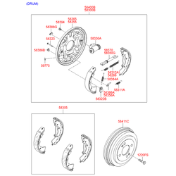 Уплотнительное кольцо поршня тормозного суппорта (Hyundai-KIA) 582321G300