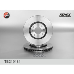 Диски тормозные передние (FENOX) TB219181