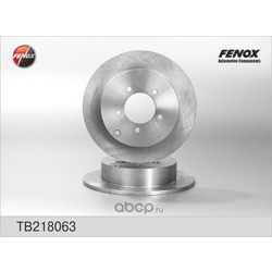 Диски тормозные задние (FENOX) TB218063