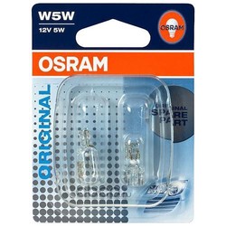 Лампа накаливания габаритных огней "W5W (Osram) 2825