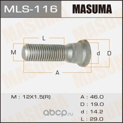 Шпилька колесная (Masuma) MLS116