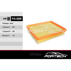 Фильтр воздушный (Fortech) FA005