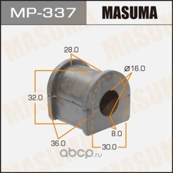 Втулка резиновая СПУ (Masuma) MP337