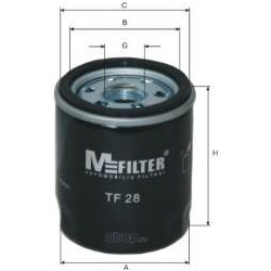 Фильтр масляный (M-Filter) TF28