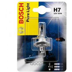   H7 (PX26d), 12 55, Pure Light,  1 (Bosch) 1987301012