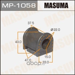 Втулка резиновая СПУ (Masuma) MP1058