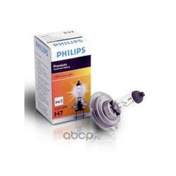   H7 (PX26d), 12 55, Premium Vision +30% (Philips) 12972PRC1
