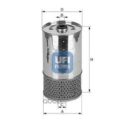 Масляный фильтр (UFI) 2552800