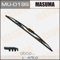 Щетка стеклоочистителя 47,5 см 19", крюк (Masuma) MU019S