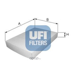 Фильтр, воздух во внутренном пространстве (UFI) 5312500