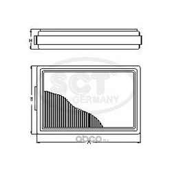 Воздушный фильтр (SCT) SB2175