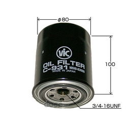 Масляный фильтр (VIC) C931