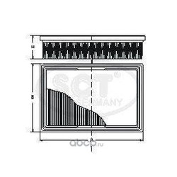 Воздушный фильтр (SCT) SB219