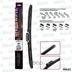  /  MILES 19""/480mm    HOOK 9x3/9x4 (Miles) CWH19AC