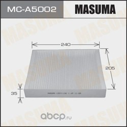 Фильтр салонный (Masuma) MCA5002