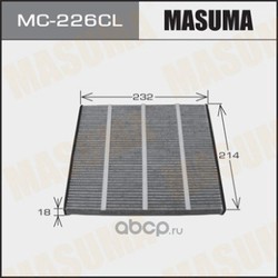 Фильтр салонный (Masuma) MC226CL