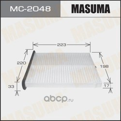 Фильтр салонный (Masuma) MC2048