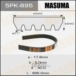 Ремень привода навесного оборудования (Masuma) 5PK895