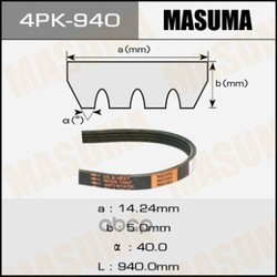 Ремень привода навесного оборудования (Masuma) 4PK940