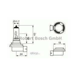 ЛАМПА 12 В, 55 Вт (ГАЛОГ) (Bosch) 1987302084